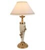 Ivory Large Trophy Table Lamp(Conical Shade)