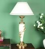 Ivory Large Trophy Table Lamp(Conical Shade)