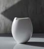 Ivory Metal Table Vase