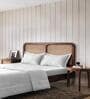 Ivory Microfiber Damask 150 GSM Double Bed Comforter