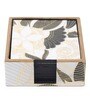 Ivory Noir Bloom Coaster Set of 6