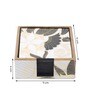 Ivory Noir Bloom Coaster Set of 6