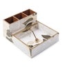 Ivory Noir Bloom Cutlery and Tissue Holder