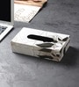 Ivory Noir Bloom Tissue Box 