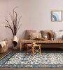 Ivory Persian Woolen Blend 4 x 6 Feet Hand Tufted Carpet
