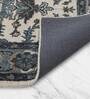 Ivory Persian Woolen Blend 4 x 6 Feet Hand Tufted Carpet