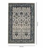 Ivory Persian Woolen Blend 4 x 6 Feet Hand Tufted Carpet