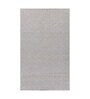 Ivory Polyester Floral 60 x 84 Inches Flat Weaves Dhurries