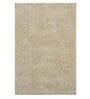 Ivory Polyester 36 x 24 Inches Shaggy Floor Runner