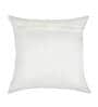 Ivory Textured Polyester 16 x 16 Inches Cushion Covers (Set of 5)
