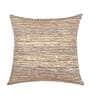 Ivory Textured Polyester 16 x 16 Inches Cushion Covers (Set of 5)