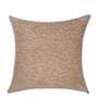 Ivory Textured Polyester 16 x 16 Inches Cushion Covers (Set of 5)