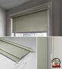 Ivory Polyethylene Solid 108 X 36 inches Semisheer Roller Blind