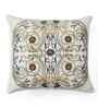 Ivory Shell 100% Linen 100% Cotton Ozaan 18X18 Inches Knitted Cushion Cover
