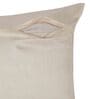 Ivory Silk Solid 24x24 inches (Set of 2) Cushion Covers