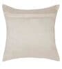 Ivory Silk Solid 24x24 inches (Set of 2) Cushion Covers