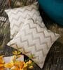 Ivory Silk Solid 24x24 inches (Set of 2) Cushion Covers