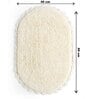 Ivory Solid Cotton 24x16 Inches Max Absorbant Bath Mat