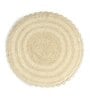 Ivory Solid Cotton 24x24 Inches Max Absorbant Bath Mat
