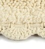 Ivory Solid Cotton 24x24 Inches Max Absorbant Bath Mat
