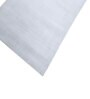 Ivory Solid Viscose 6 ft X 9 ft Hand Woven Carpet