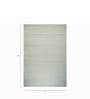 Ivory Solid Wool & Viscose 9 ft x 12 ft Hand Woven Carpet