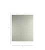 Ivory Solid Wool 6 ft x 9 ft Hand Knotted Carpet