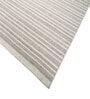 Ivory Solid Wool 6 ft X 9 ft Hand Woven Carpet