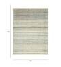 Ivory Solid Wool 8 x 10 ft Hand Knotted Carpet