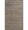 Ivory Solid Wool and Viscose 4 ft X 6 ft Hand Woven Rectangle Carpet