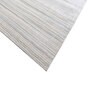 Ivory Solid Wool and Viscose 5 ft X 8 ft Hand Woven Rectangle Carpet