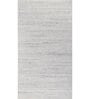 Ivory Solid Wool and Viscose 5 ft X 8 ft Hand Woven Carpet