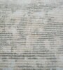 Ivory Solid Wool and Viscose 6 ft X 9 ft Hand Woven Carpet