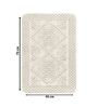 Ivory Traditional Cotton 17x25 Inches AntiSkid (Set of 2) Bath Mats