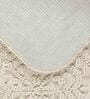 Ivory Traditional Cotton 17x25 Inches AntiSkid (Set of 2) Bath Mats