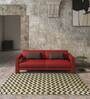 Ivory Abstract Wool 8 ft x 10 ft Hand Tufted Carpet