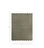 Ivory Abstract Wool 8 ft x 10 ft Hand Tufted Carpet