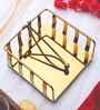 Ivory Tissue Holder Gold