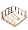 Ivory Tissue Holder Gold