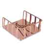 Ivory Tissue Holder Rose Gold