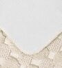 Ivory Geometric Cotton 17x25 Inches AntiSkid (Set of 2) Bath Mats