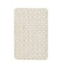 Ivory Geometric Cotton 17x25 Inches AntiSkid (Set of 2) Bath Mats