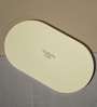 White Premium MDF Oval Tray Medium with Mandala Art