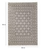 Ivory Persian Wool & Cotton 5 ft x 7 ft Hand Knotted Carpet