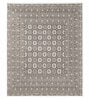 Ivory Geometric Wool & Cotton 8 ft x 10 ft Hand Knotted Carpet