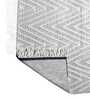 Ivory Wool 4 X 6 ft Hand Woven Dhurrie