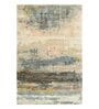 Off White Abstract Wool 5 ft x 7 ft Hand Tufted Carpet
