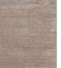 Ivory Striped Wool 4 ft x 6 ft Hand Woven Carpet