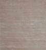 Ivory Striped Wool 4 ft x 6 ft Hand Woven Carpet
