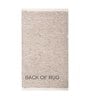 Ivory Wool Geometric 60 x 84 Inches Flat Weaves Dhurries
